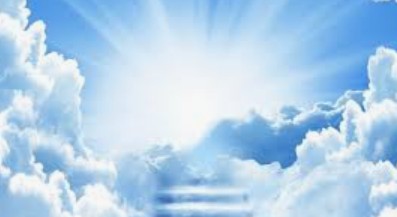This image is heaven with white light.